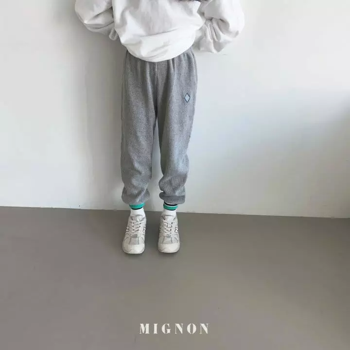 Mignon - Korean Children Fashion - #kidsstore - Sasun Waffle Pants - 8