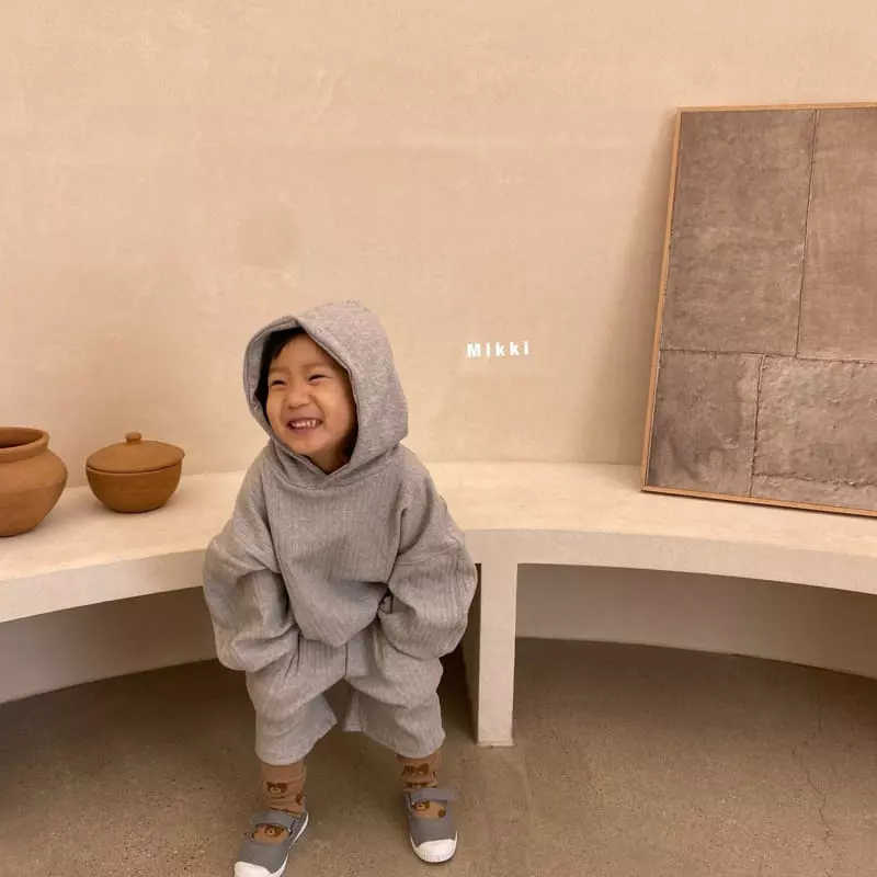 Mikki - Korean Children Fashion - #discoveringself - Quilting Rin Hoody Tee with Mom - 2