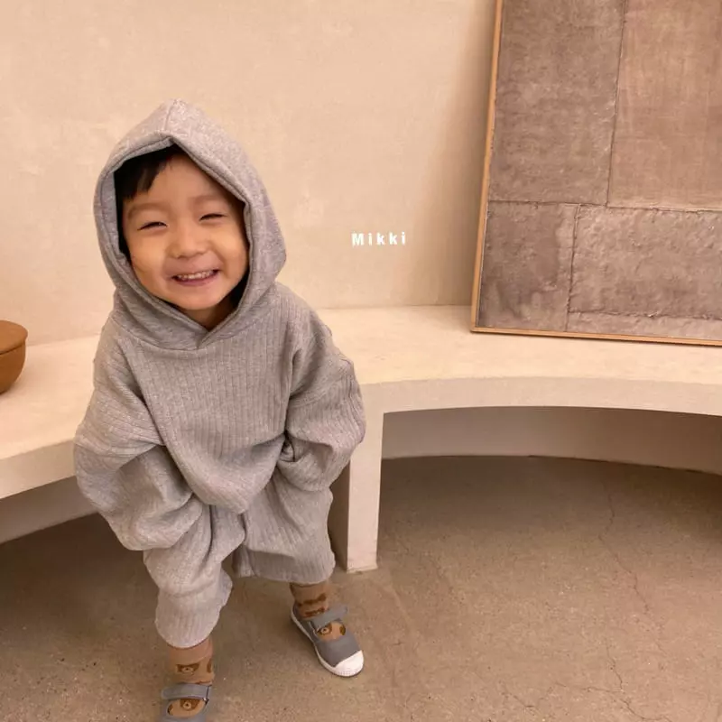 Mikki - Korean Children Fashion - #fashionkids - Quilting Rin Hoody Tee with Mom - 3