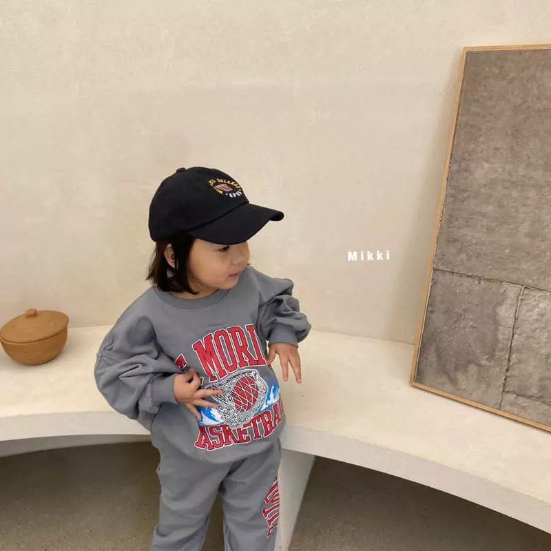 Mikki - Korean Children Fashion - #kidzfashiontrend - Stripes Top Bottom Set - 8