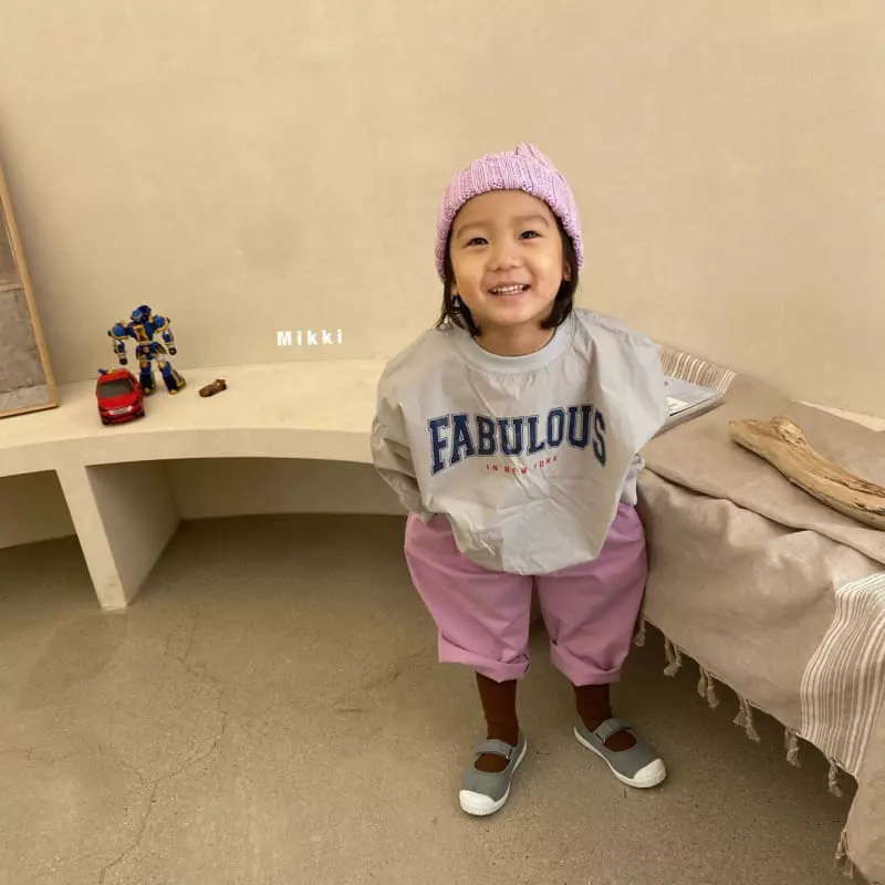 Mikki - Korean Children Fashion - #prettylittlegirls - Windbreaker Sweatshirt with Mom
