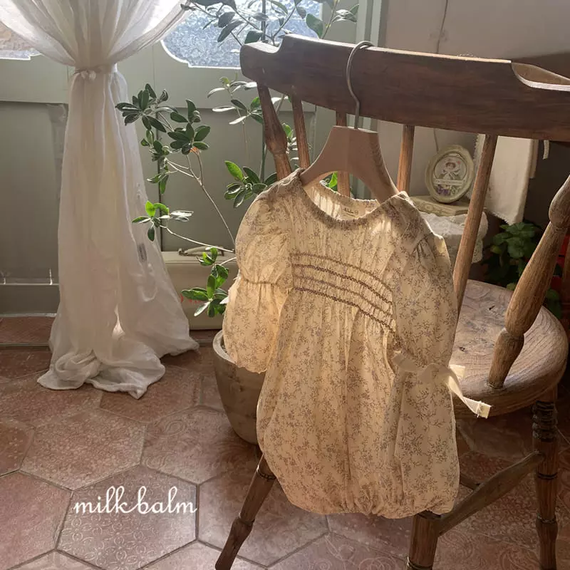 Milk Balm - Korean Baby Fashion - #babylifestyle - Bella Smocking Bodysuit - 6