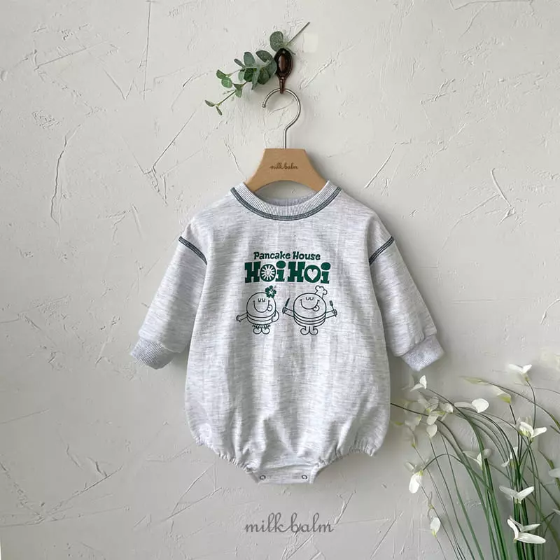 Milk Balm - Korean Baby Fashion - #babyoninstagram - Pan Cake Bodysuit - 3