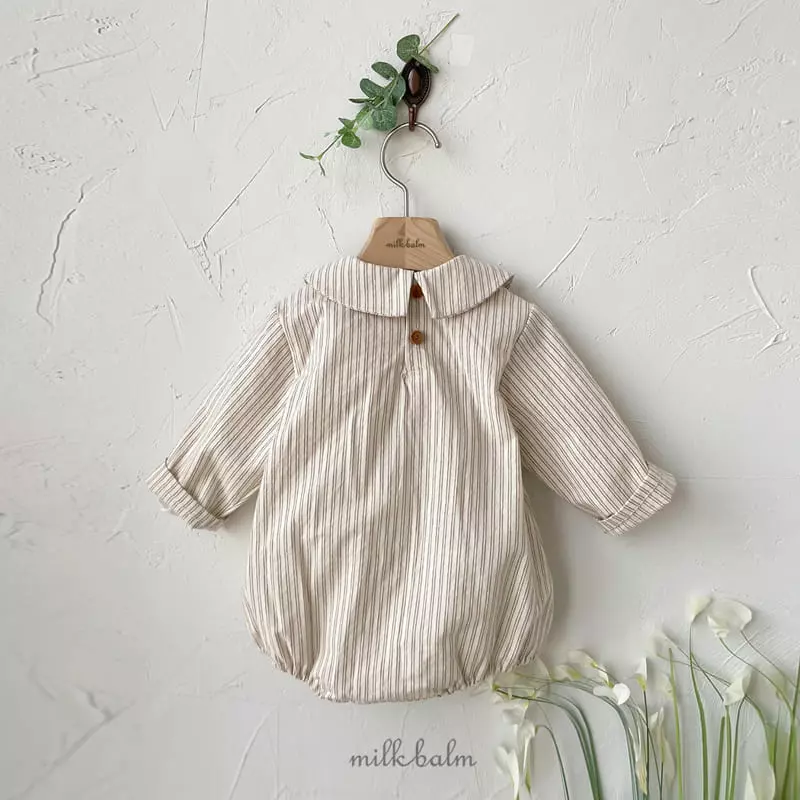 Milk Balm - Korean Baby Fashion - #babyoutfit - Brody Bodysuit - 4