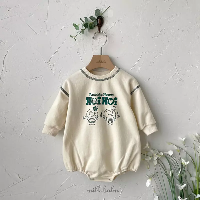 Milk Balm - Korean Baby Fashion - #babywear - Pan Cake Bodysuit - 7