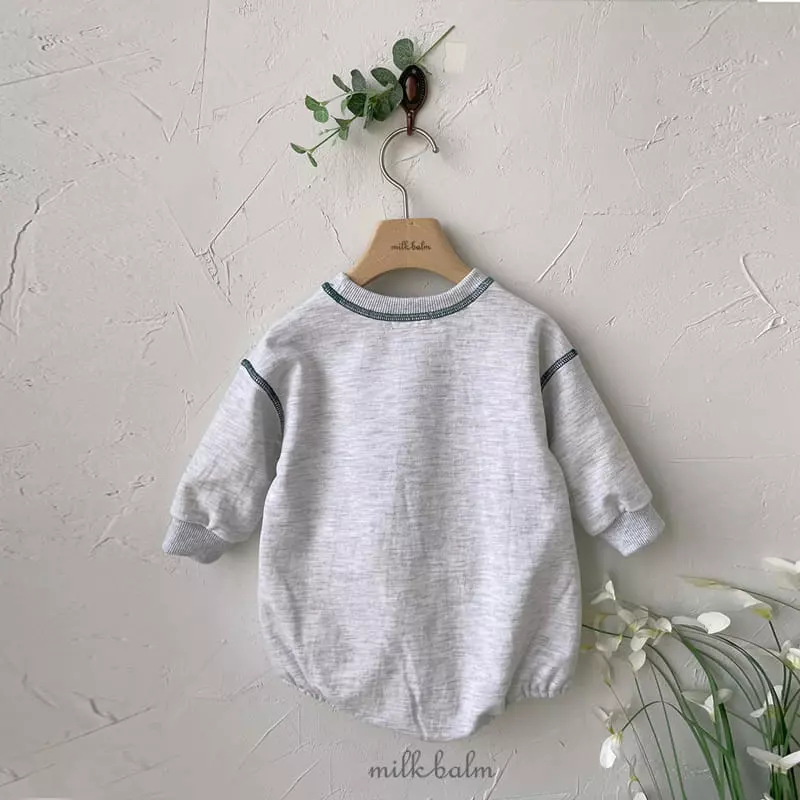Milk Balm - Korean Baby Fashion - #onlinebabyboutique - Pan Cake Bodysuit - 8