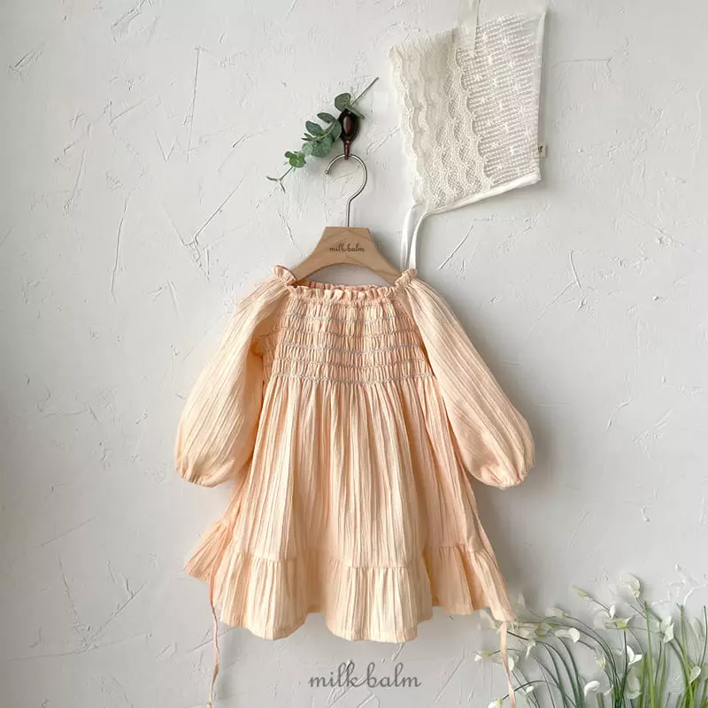 Milk Balm - Korean Children Fashion - #Kfashion4kids - Bella Smocking One-piece - 10