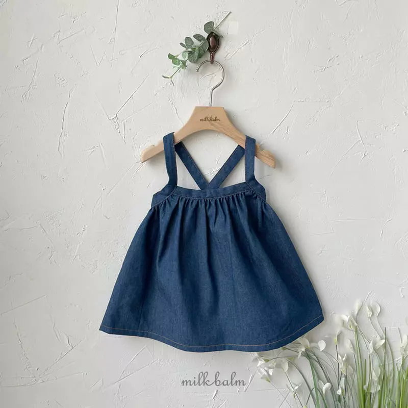 Milk Balm - Korean Children Fashion - #childofig - Swan Dungarees Skirt - 8