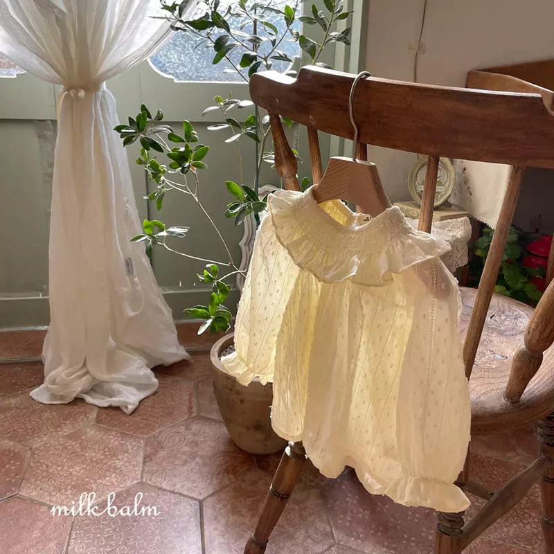 Milk Balm - Korean Children Fashion - #childrensboutique - A Frill Blouse