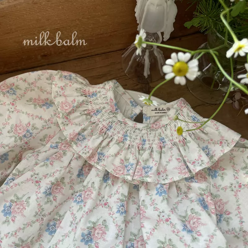 Milk Balm - Korean Children Fashion - #designkidswear - A Frill Blouse - 2