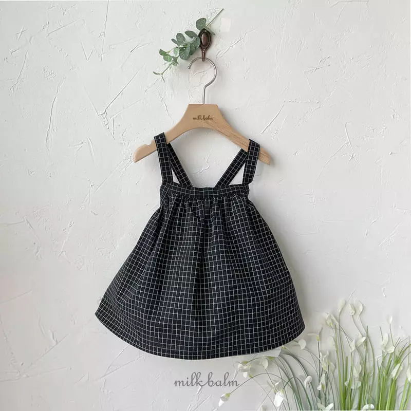 Milk Balm - Korean Children Fashion - #discoveringself - Swan Dungarees Skirt - 11
