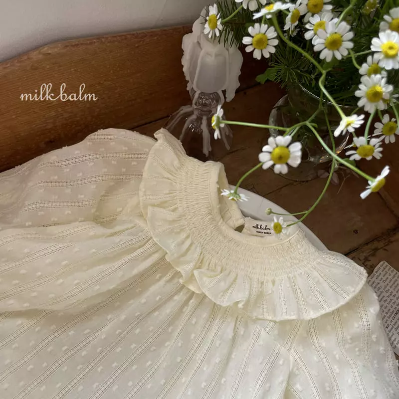 Milk Balm - Korean Children Fashion - #discoveringself - A Frill Blouse - 3