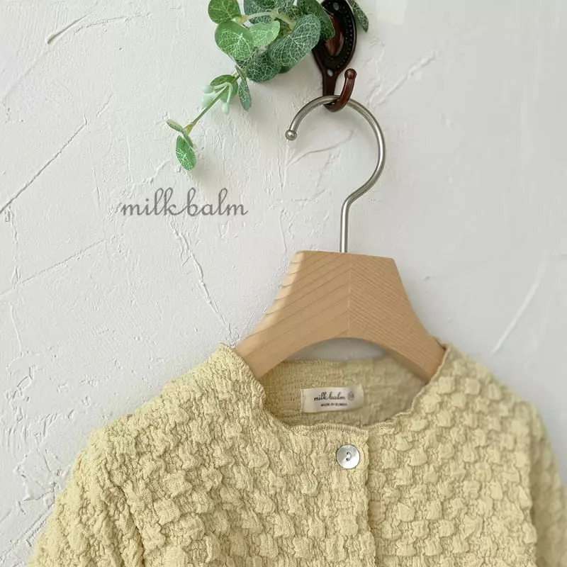 Milk Balm - Korean Children Fashion - #fashionkids - Bubble Cardigan - 7