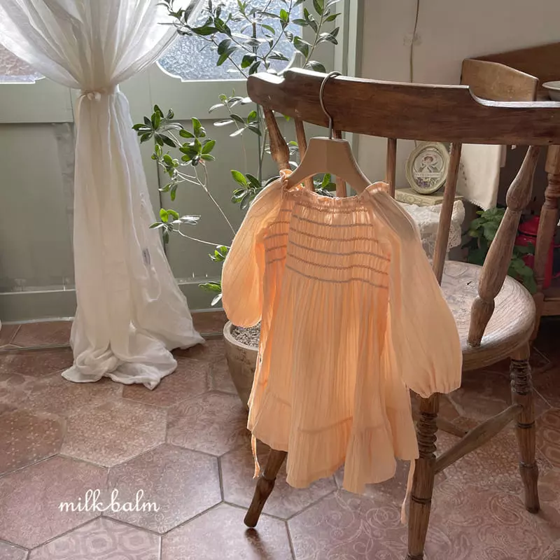 Milk Balm - Korean Children Fashion - #fashionkids - Bella Smocking One-piece - 6