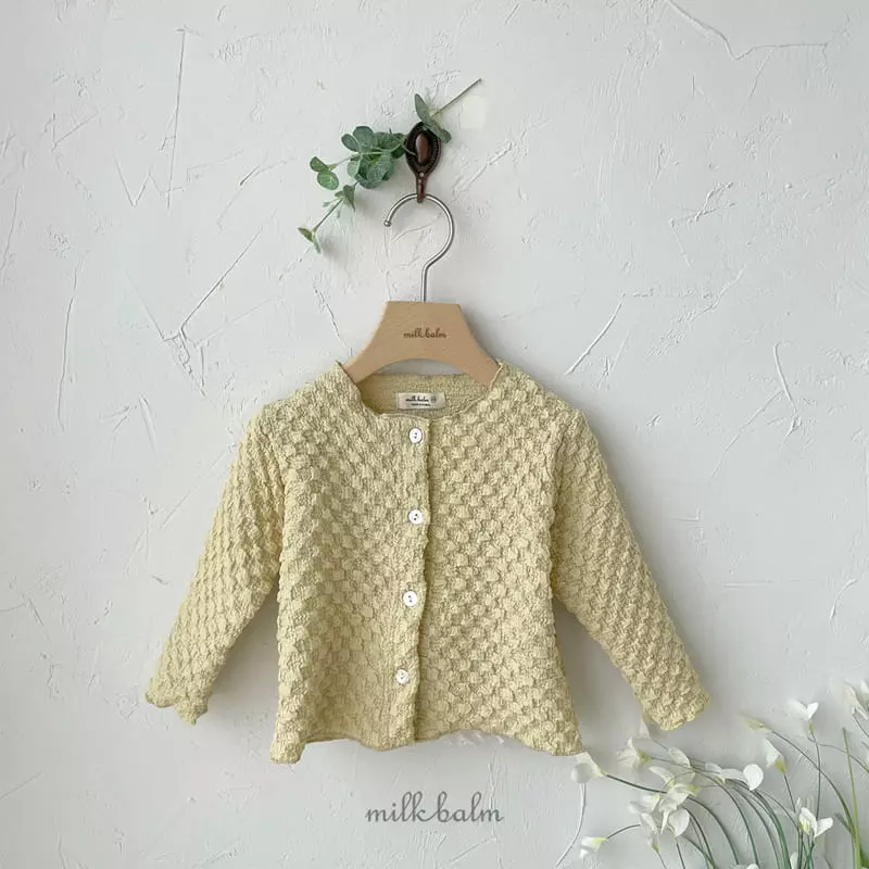 Milk Balm - Korean Children Fashion - #kidsshorts - Bubble Cardigan - 8