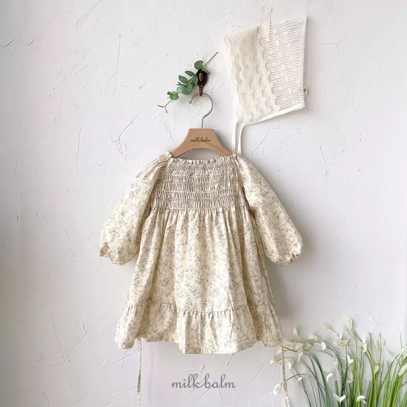 Milk Balm - Korean Children Fashion - #kidsshorts - Bella Smocking One-piece - 7