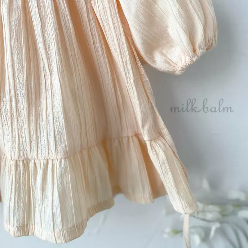 Milk Balm - Korean Children Fashion - #kidsstore - Bella Smocking One-piece - 8
