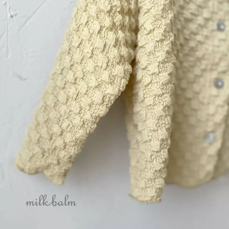 Milk Balm - Korean Children Fashion - #kidzfashiontrend - Bubble Cardigan - 10