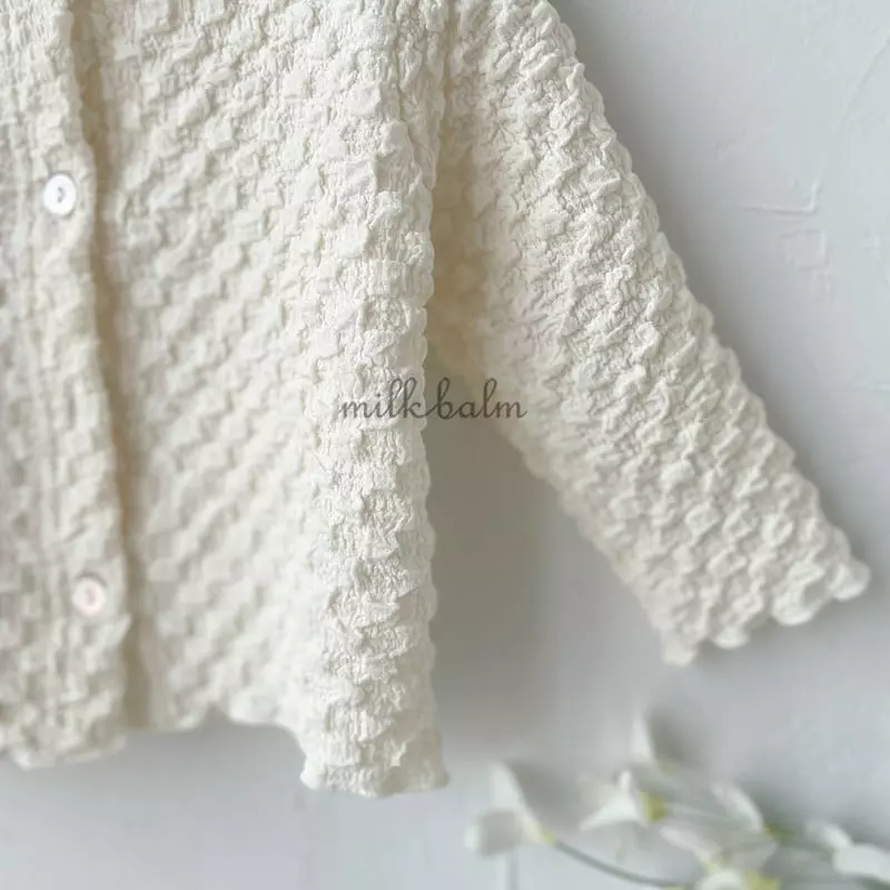 Milk Balm - Korean Children Fashion - #littlefashionista - Bubble Cardigan - 12