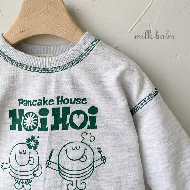 Milk Balm - Korean Children Fashion - #littlefashionista - Pan Cake Top Bottom Set - 6