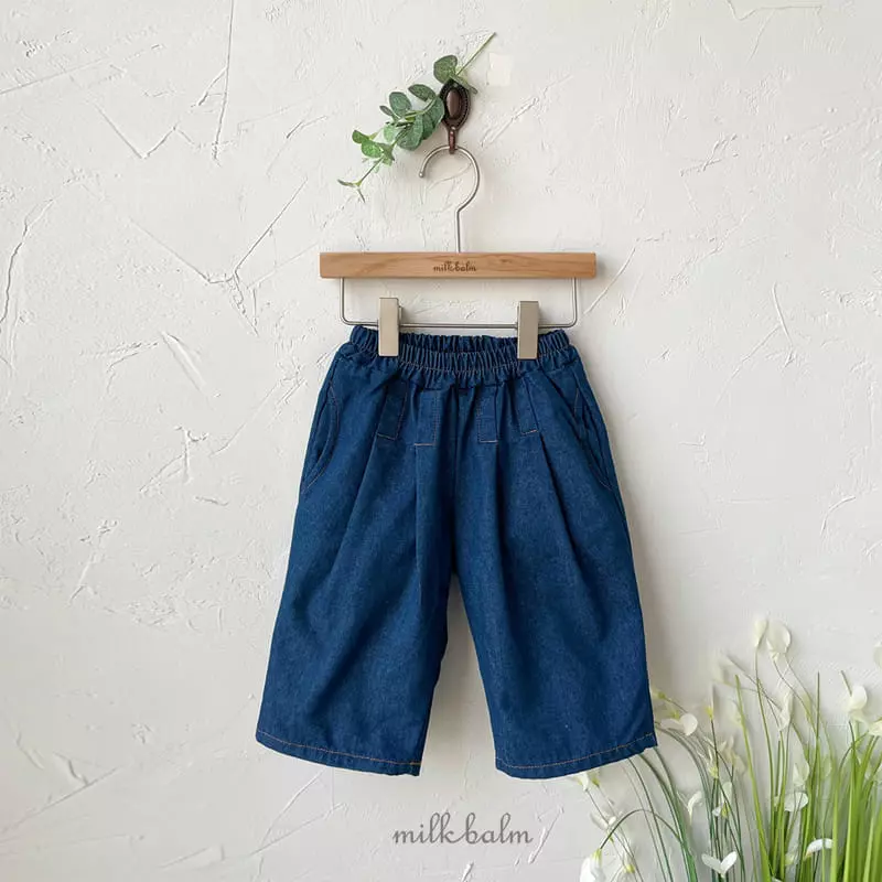 Milk Balm - Korean Children Fashion - #Kfashion4kids - Milk Wide Jeans - 4
