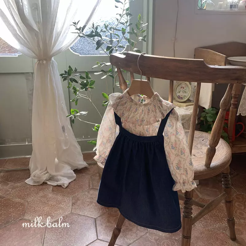 Milk Balm - Korean Children Fashion - #minifashionista - Swan Dungarees Skirt - 3