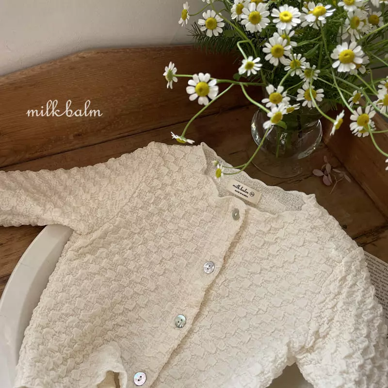 Milk Balm - Korean Children Fashion - #stylishchildhood - Bubble Cardigan - 2