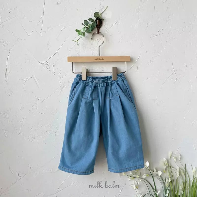 Milk Balm - Korean Children Fashion - #todddlerfashion - Milk Wide Jeans - 8