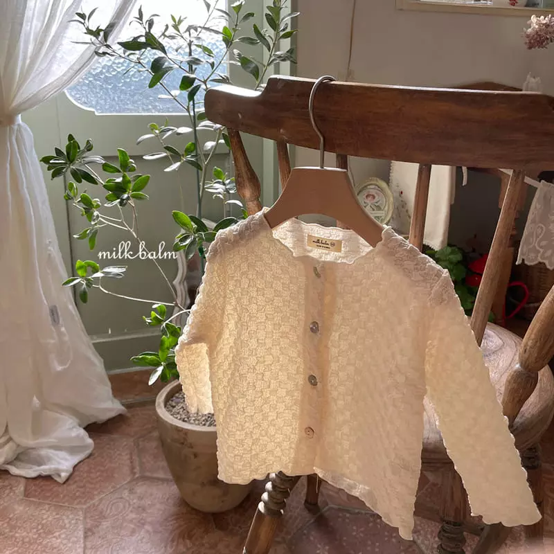 Milk Balm - Korean Children Fashion - #toddlerclothing - Bubble Cardigan