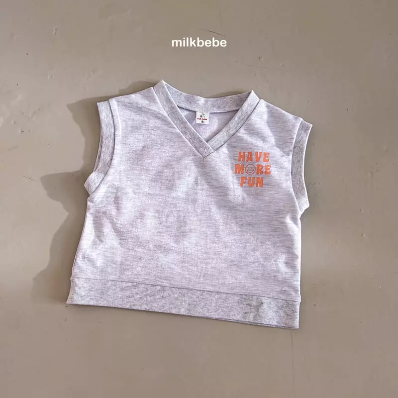 Milk Bebe - Korean Children Fashion - #Kfashion4kids - Smile Vest - 6