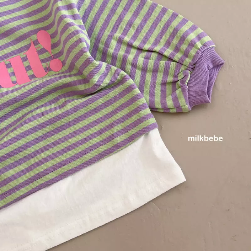 Milk Bebe - Korean Children Fashion - #kidzfashiontrend - Hello Tee - 4