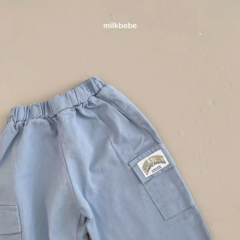 Milk Bebe - Korean Children Fashion - #stylishchildhood - Cargi Pants - 4