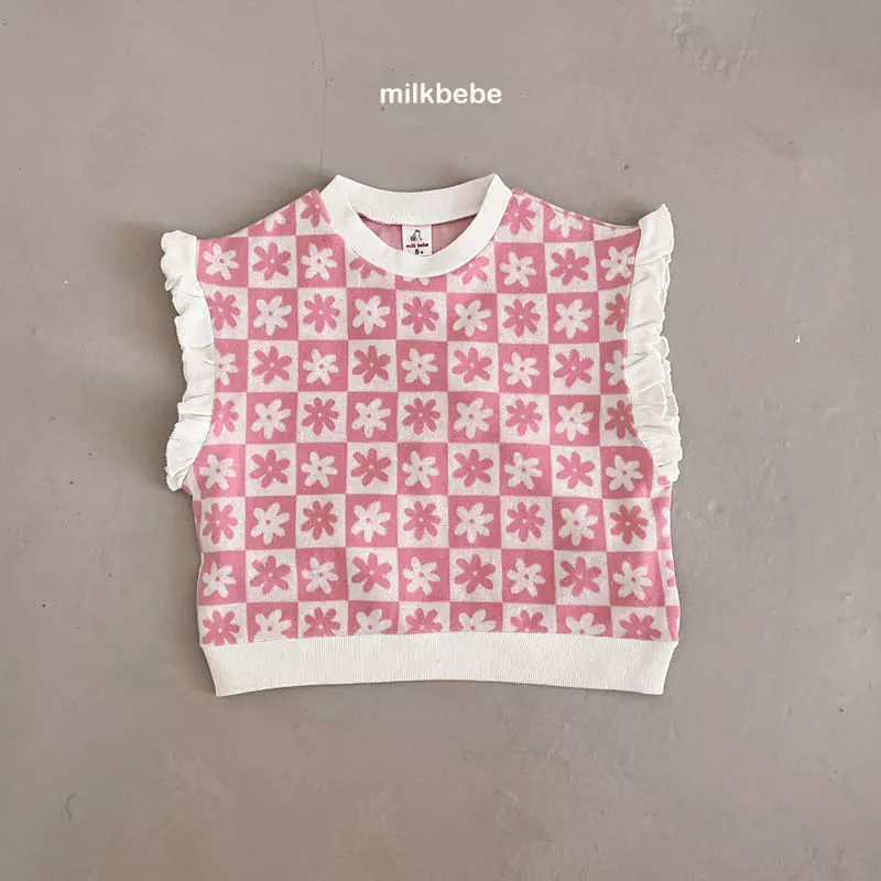 Milk Bebe - Korean Children Fashion - #childofig - Daisy Vest - 2