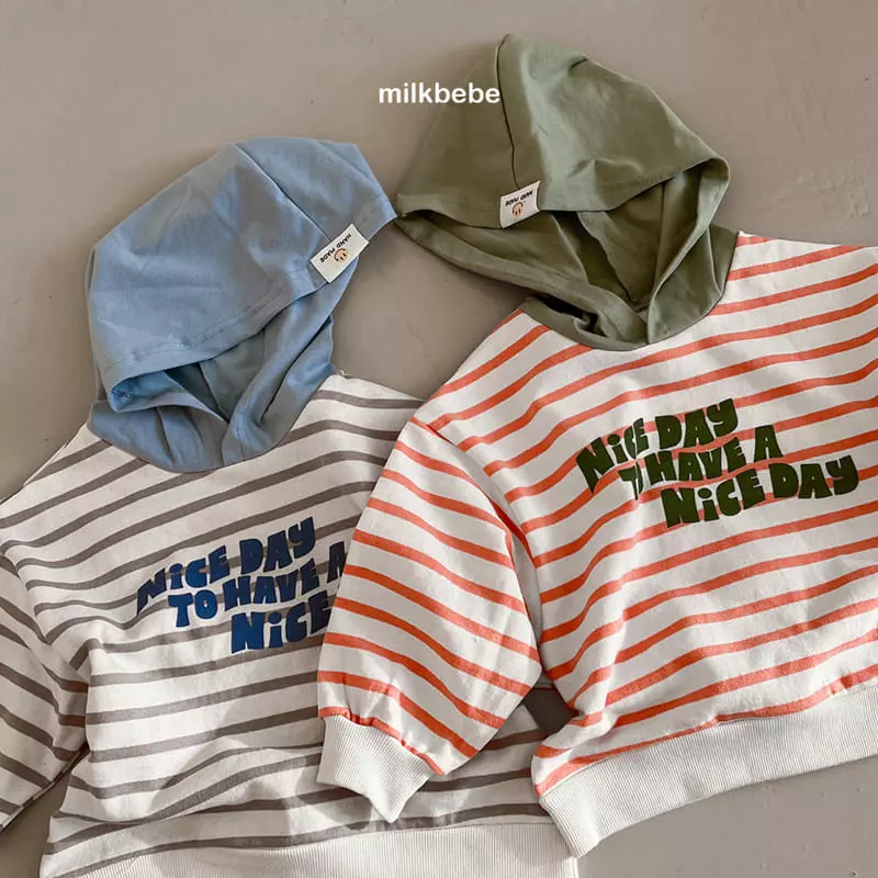 Milk Bebe - Korean Children Fashion - #childrensboutique - Nice Hoody Tee - 2