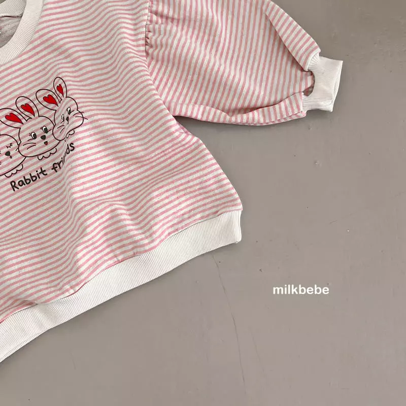 Milk Bebe - Korean Children Fashion - #designkidswear - Rabbit Tee - 8
