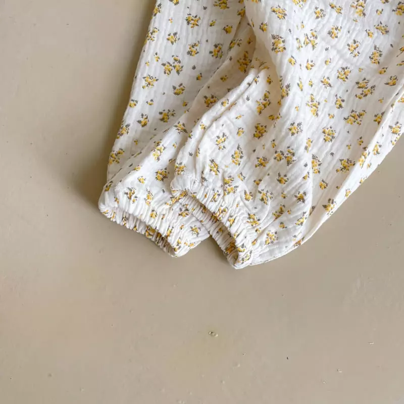 Milk Bebe - Korean Children Fashion - #designkidswear - Flower Pants - 2
