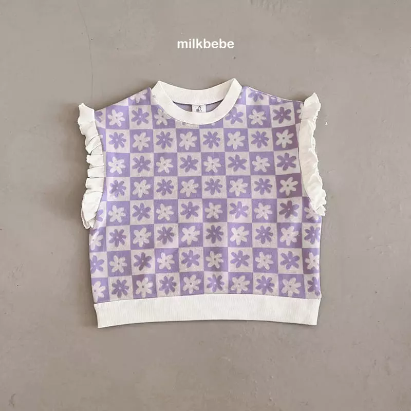 Milk Bebe - Korean Children Fashion - #discoveringself - Daisy Vest - 5