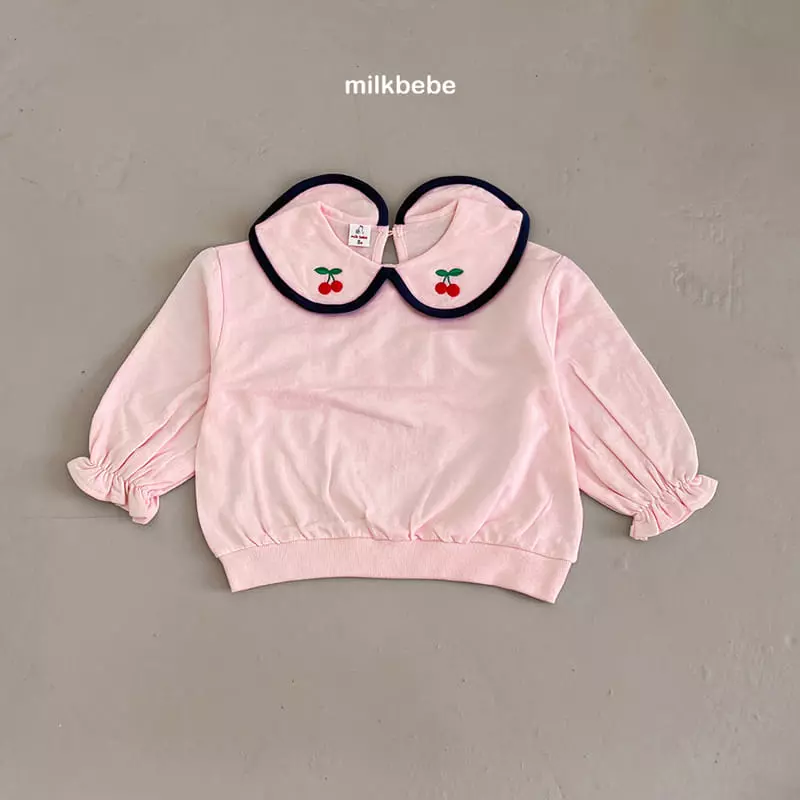 Milk Bebe - Korean Children Fashion - #fashionkids - Cherry Tee - 7