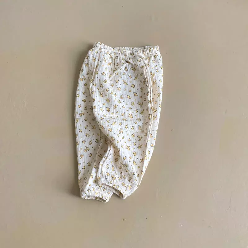 Milk Bebe - Korean Children Fashion - #kidzfashiontrend - Flower Pants - 7
