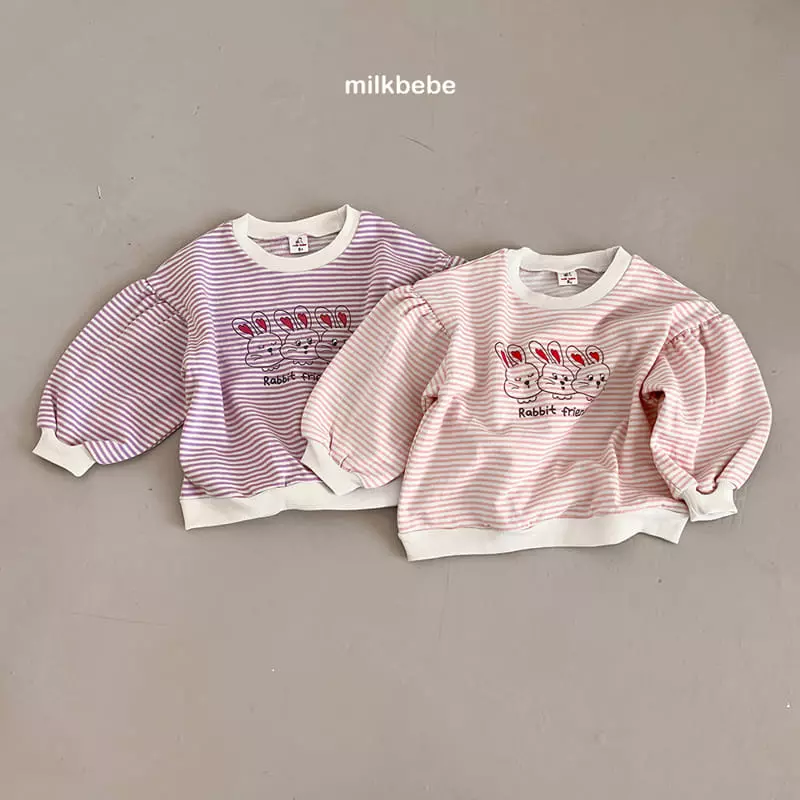 Milk Bebe - Korean Children Fashion - #littlefashionista - Rabbit Tee