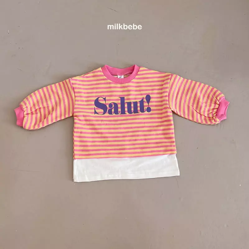 Milk Bebe - Korean Children Fashion - #littlefashionista - Hello Tee - 5