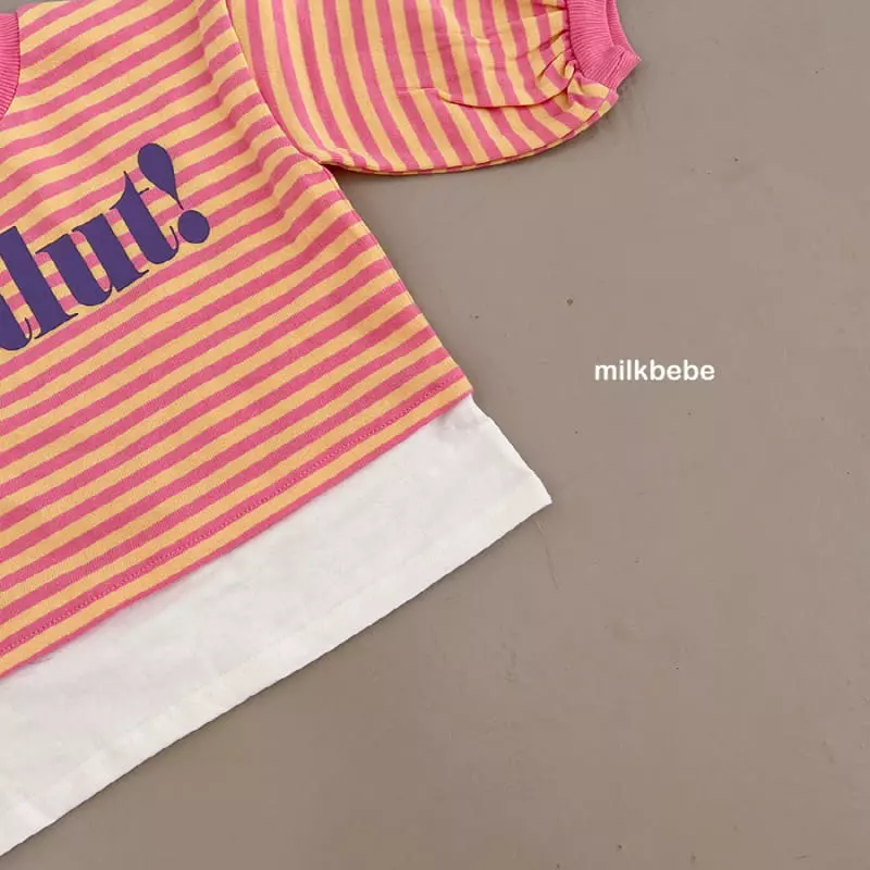 Milk Bebe - Korean Children Fashion - #minifashionista - Hello Tee - 7