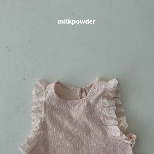 Milk Powder - Korean Children Fashion - #Kfashion4kids - Wendy Lace Vest - 3