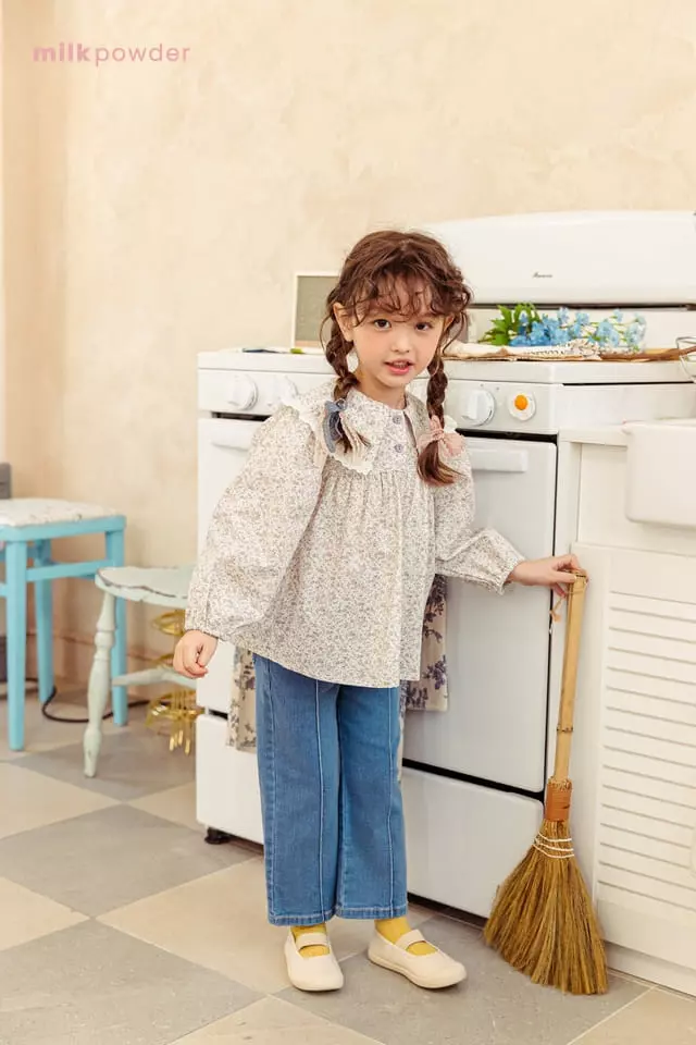Milk Powder - Korean Children Fashion - #childrensboutique - Pintuck Jeans - 6