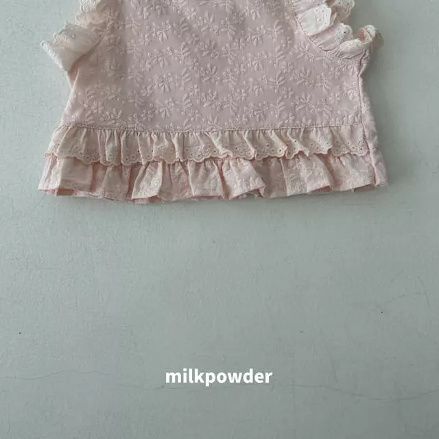 Milk Powder - Korean Children Fashion - #childrensboutique - Wendy Lace Vest - 10