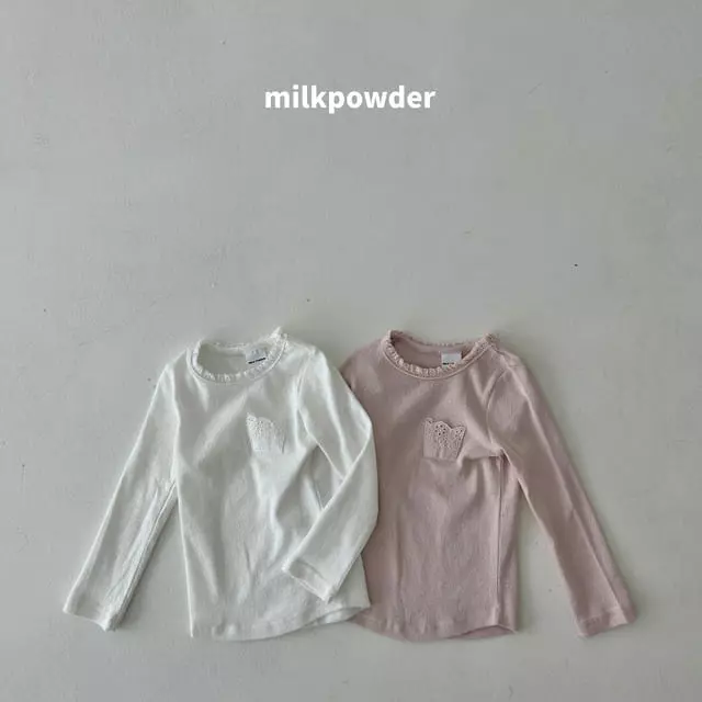 Milk Powder - Korean Children Fashion - #discoveringself - Heart Tee - 2