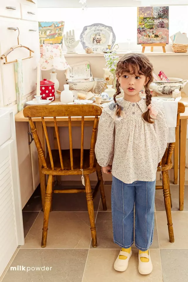 Milk Powder - Korean Children Fashion - #fashionkids - Pintuck Jeans - 9