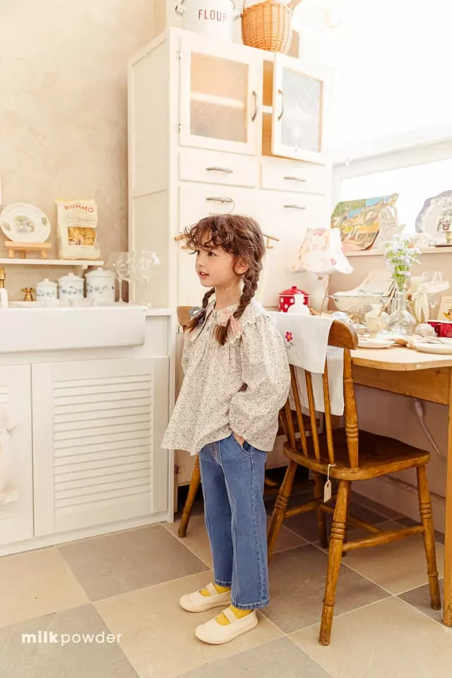 Milk Powder - Korean Children Fashion - #kidsshorts - Pintuck Jeans - 10