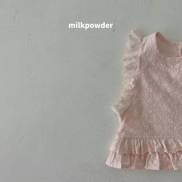 Milk Powder - Korean Children Fashion - #kidsstore - Wendy Lace Vest