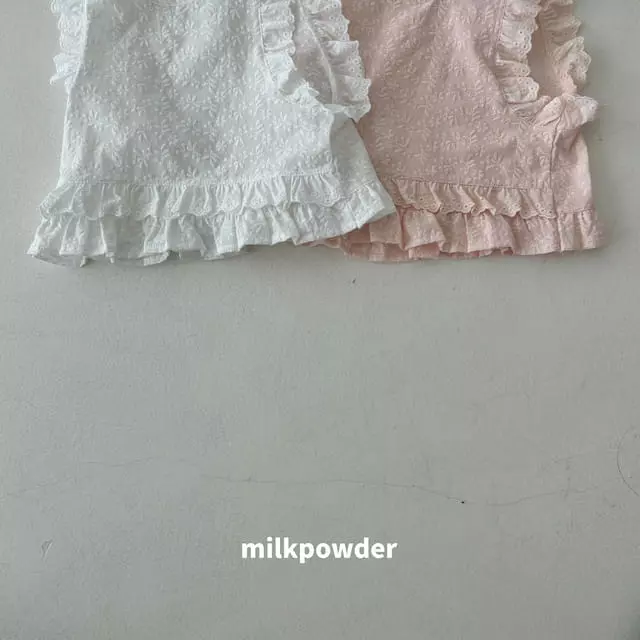 Milk Powder - Korean Children Fashion - #magicofchildhood - Wendy Lace Vest - 5